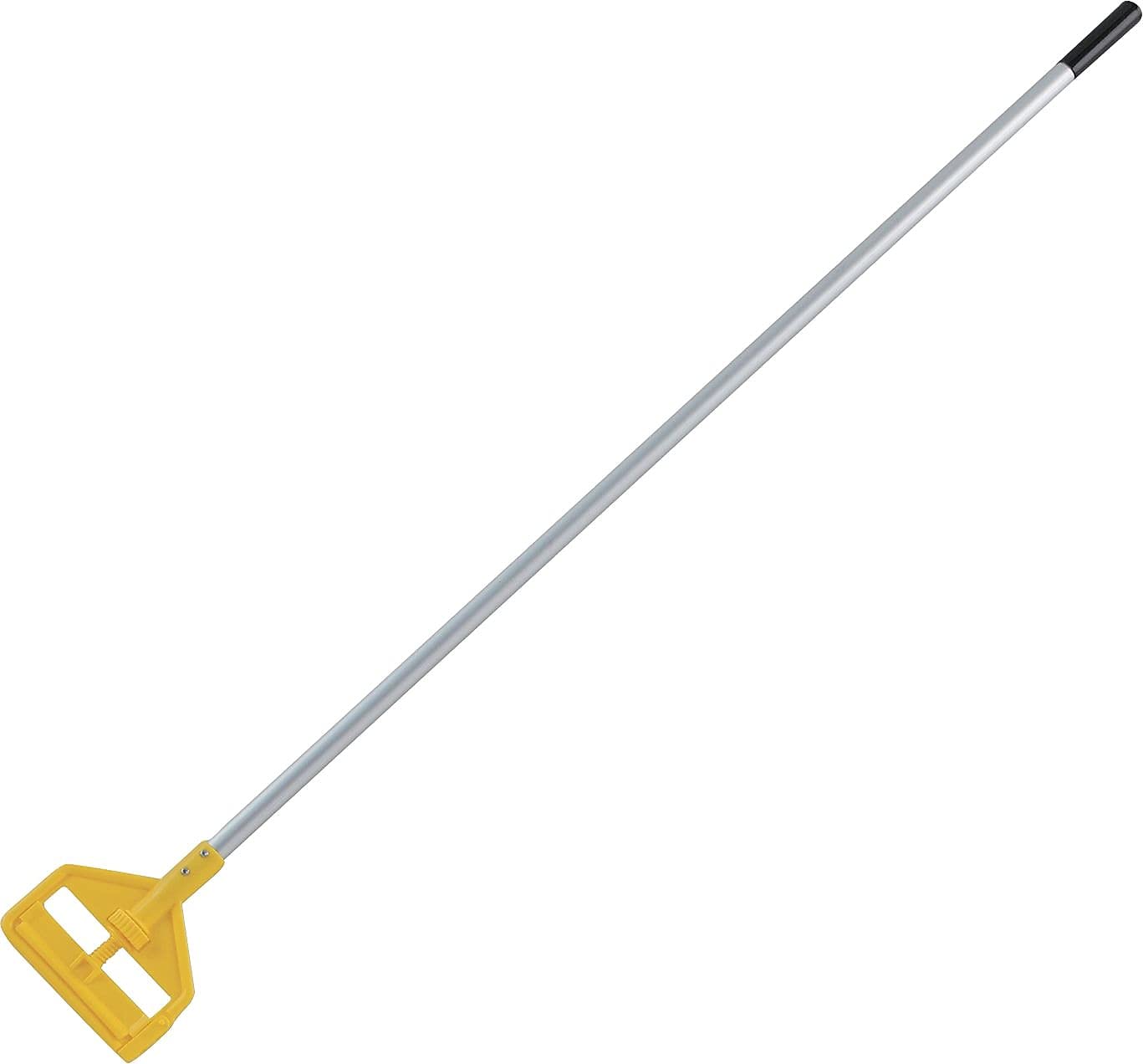 Rubbermaid H126 Invader Aluminum Side-Gate Wet-Mop Handle 60-Inch Gray/Yellow