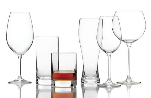 Lenox Tuscany Classics 4-Piece Highball Glass Set, 4 Count (Pack of 1), Clear