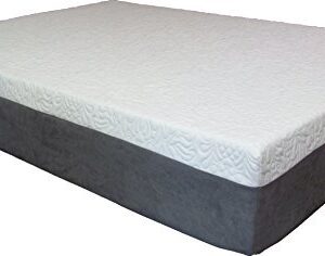 The American Mattress Company- 12in Gel Infused Memory Foam Mattress - 100% Made in USA - 20 Year Warranty - CertiPur Foam (Queen) - Chiropractic Endorsed