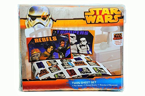 Star Wars Rebels 3 Piece Twin Sheet Set