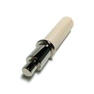 Vermont Castings Ceramic Fallaway Handle Assembly (White with Nickel Nub) 0004342