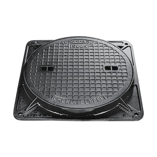 中部コーポレーション Chubu Corporation CMH-2-600 Manhole Cover with Qari