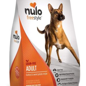 Nulo Adult Grain Free Dog Food: All Natural Dry Pet Food For Large And Small Breed Dogs (Turkey, 4.5Lb)