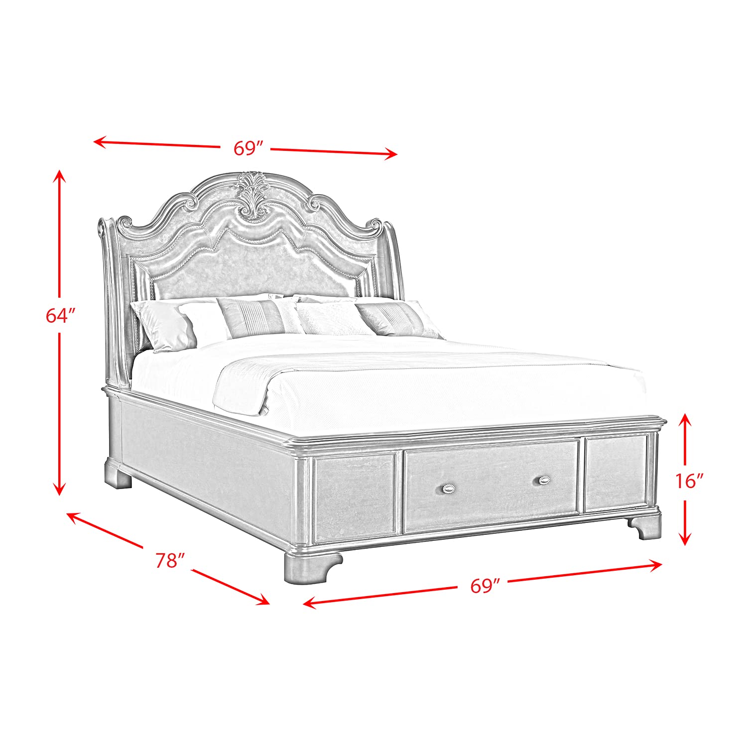 Picket House Furnishings Elements Tabasco Collection Bed Queen