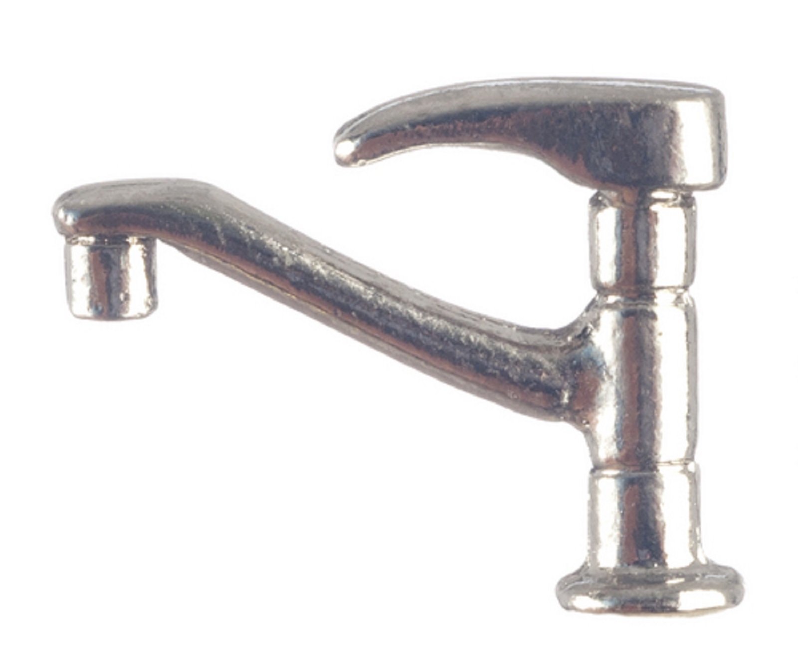 Dollhouse Miniature 1:12 Scale Chrome Kitchen Faucet #S1045