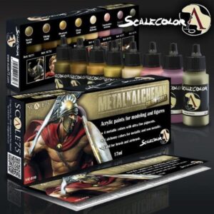 Aderiq Scale 75 Scale Color, Metal 'N Alchemy - Golden Series Paint Set.