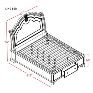 Picket House Furnishings Elements Tabasco Collection Bed Queen