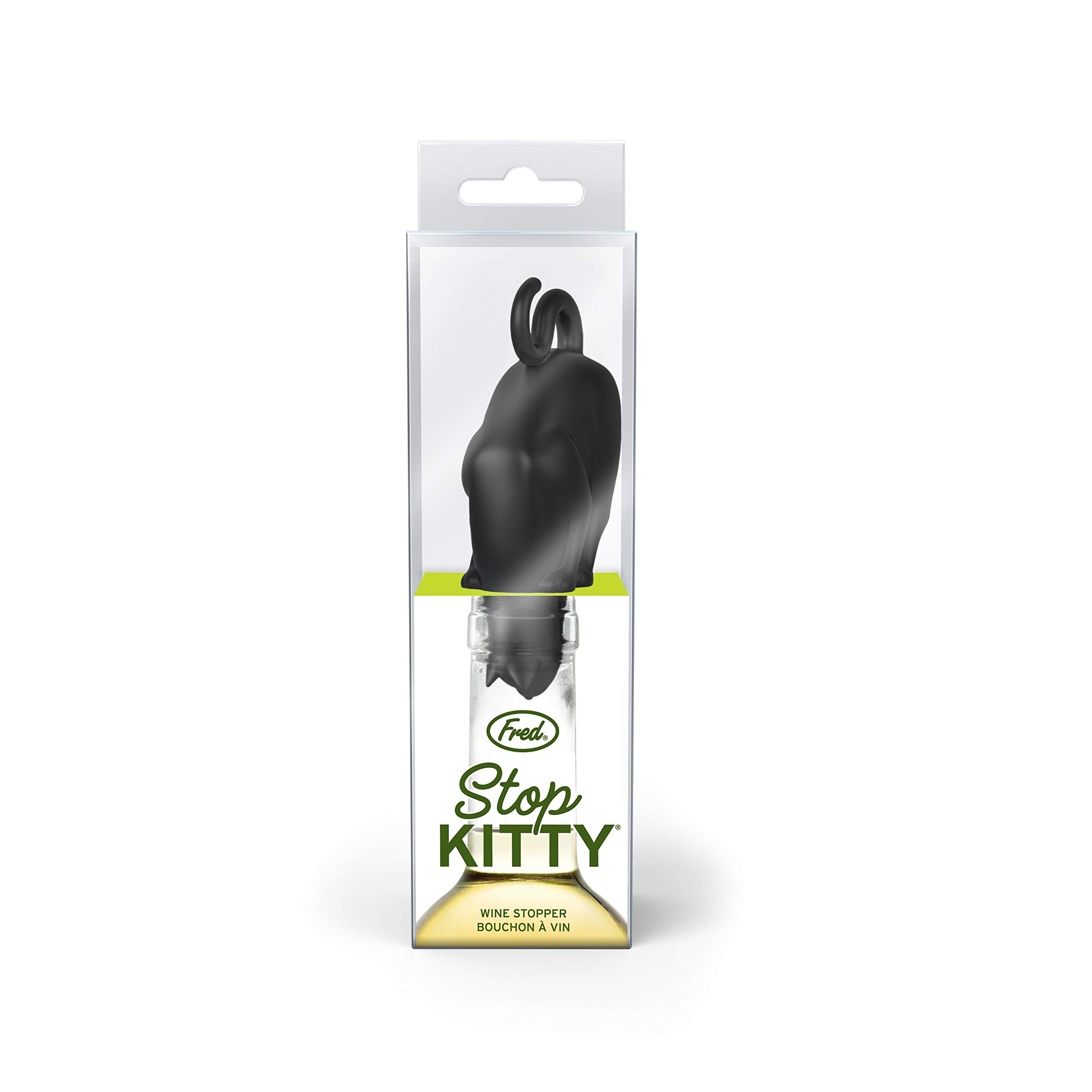 Genuine Fred STOP KITTY Wine Bottle Stopper