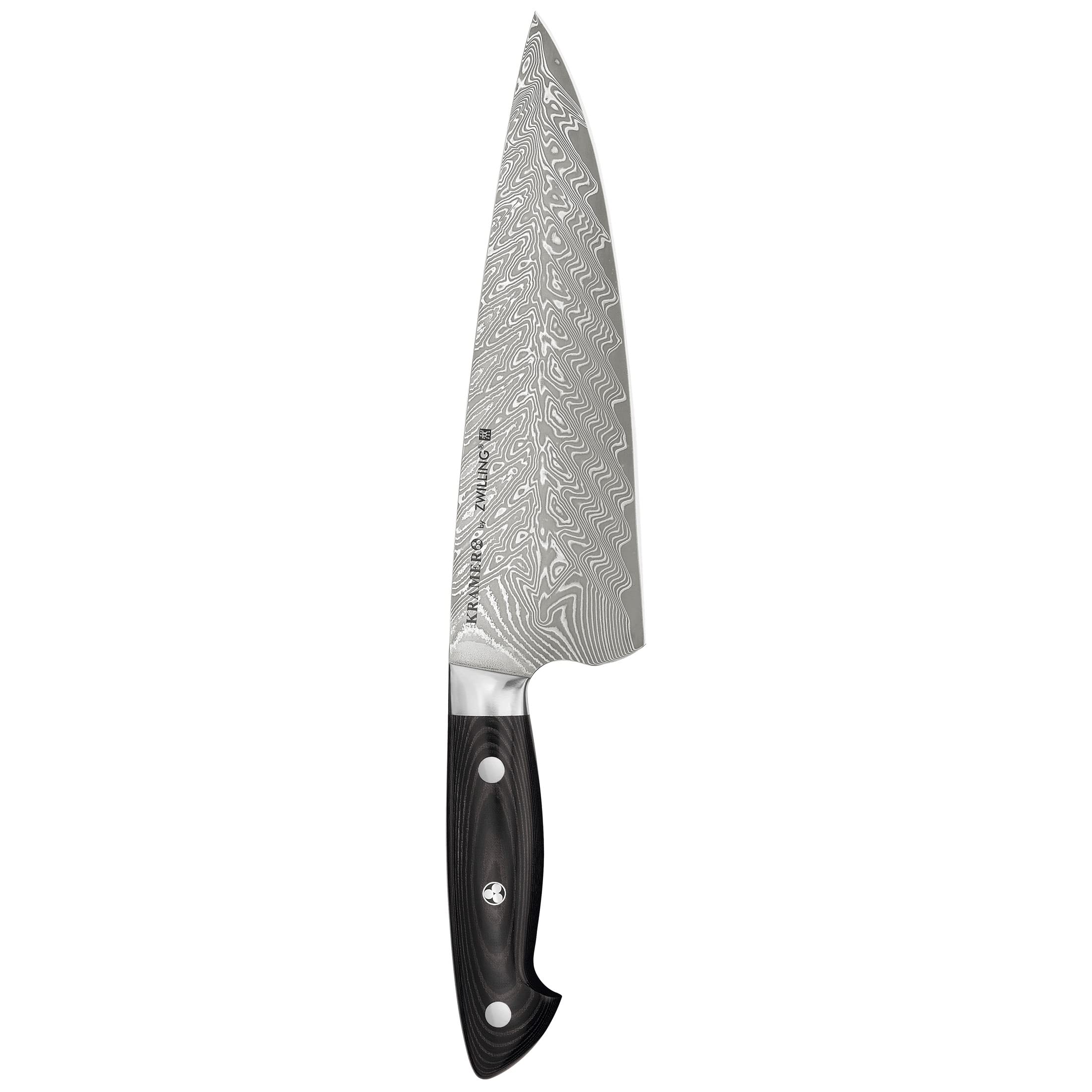 Zwilling 34891-201 Bob Kramer Chef Knife Euro Stainless Steel Chef Knife 7.9 inches (200 mm) Made in Japan Damascus Gyuto Knife, Multi-layer Steel, Made in Seki, Gifu Prefecture