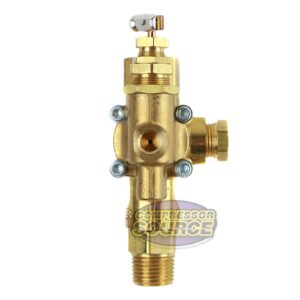 Air Compressor Pilot check valve unloader combination gas discharge 95-125 1/2" FPT TOP INLET X 1/2" MNPT OUTLET FOR GAS COMPRESSORS