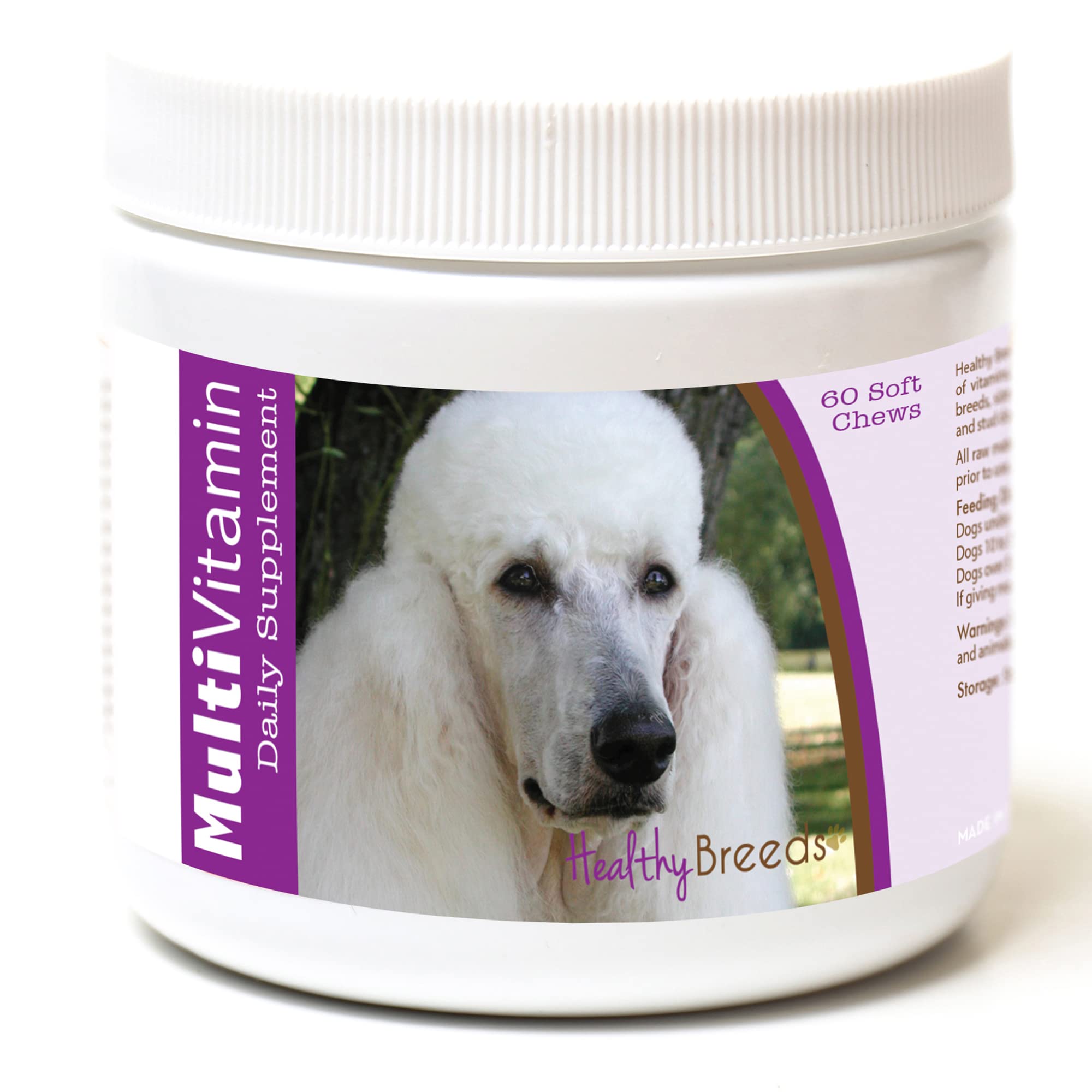 Healthy Breeds Poodle Multi-Vitamin Soft Chews 60 Count