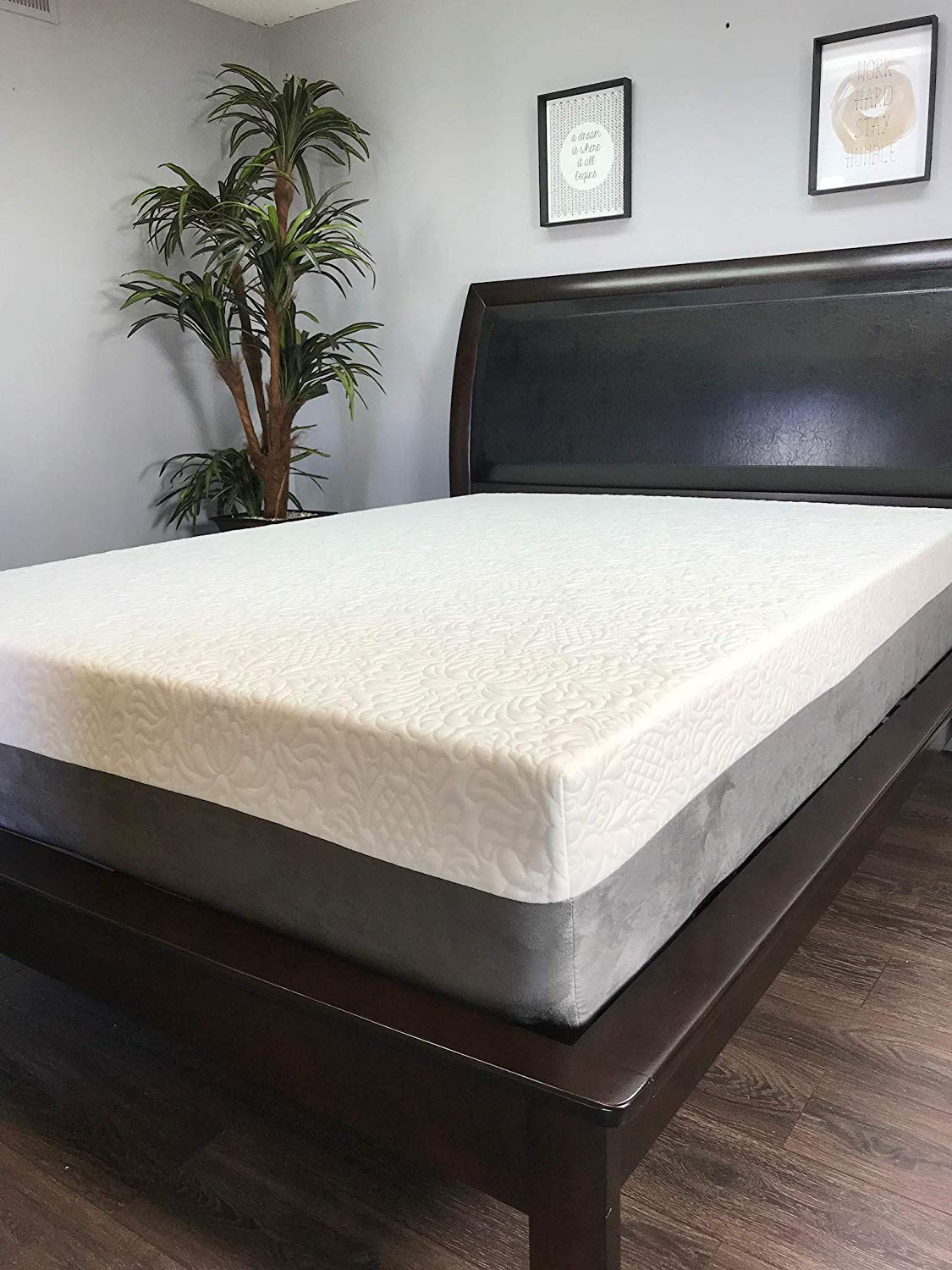 The American Mattress Company- 12in Gel Infused Memory Foam Mattress - 100% Made in USA - 20 Year Warranty - CertiPur Foam (Queen) - Chiropractic Endorsed