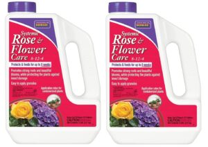 bonide products 945 systemic rose and flower care 8-12-4