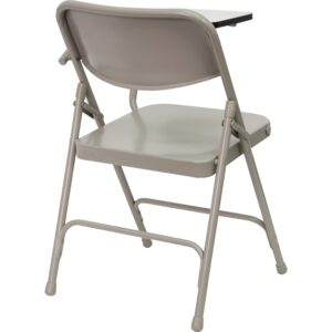 Flash Furniture Rutherford 2 Pack Premium Steel Folding Chair with Left Handed Tablet Arm