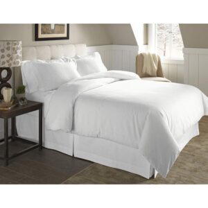 pointehaven 200 gsm duvet set, king/cal king, snow white