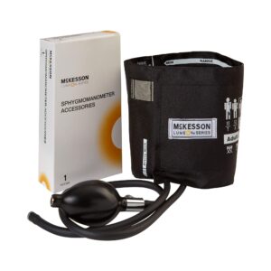 mckesson lumeon adult medium cuff arm blood pressure cuff and bulb reusable 01-865-11abkgm 15 per case