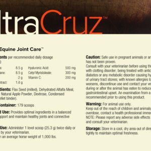 UltraCruz Equine Joint Supplement for Horses, 10 lb, 89 Day Supply