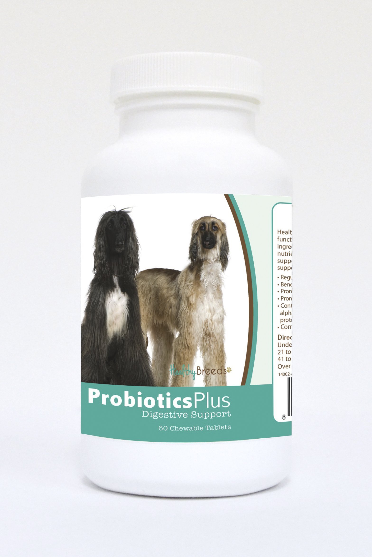 Healthy Breeds Afghan Hound Probiotic and Digestive Support for Dogs 60 Count