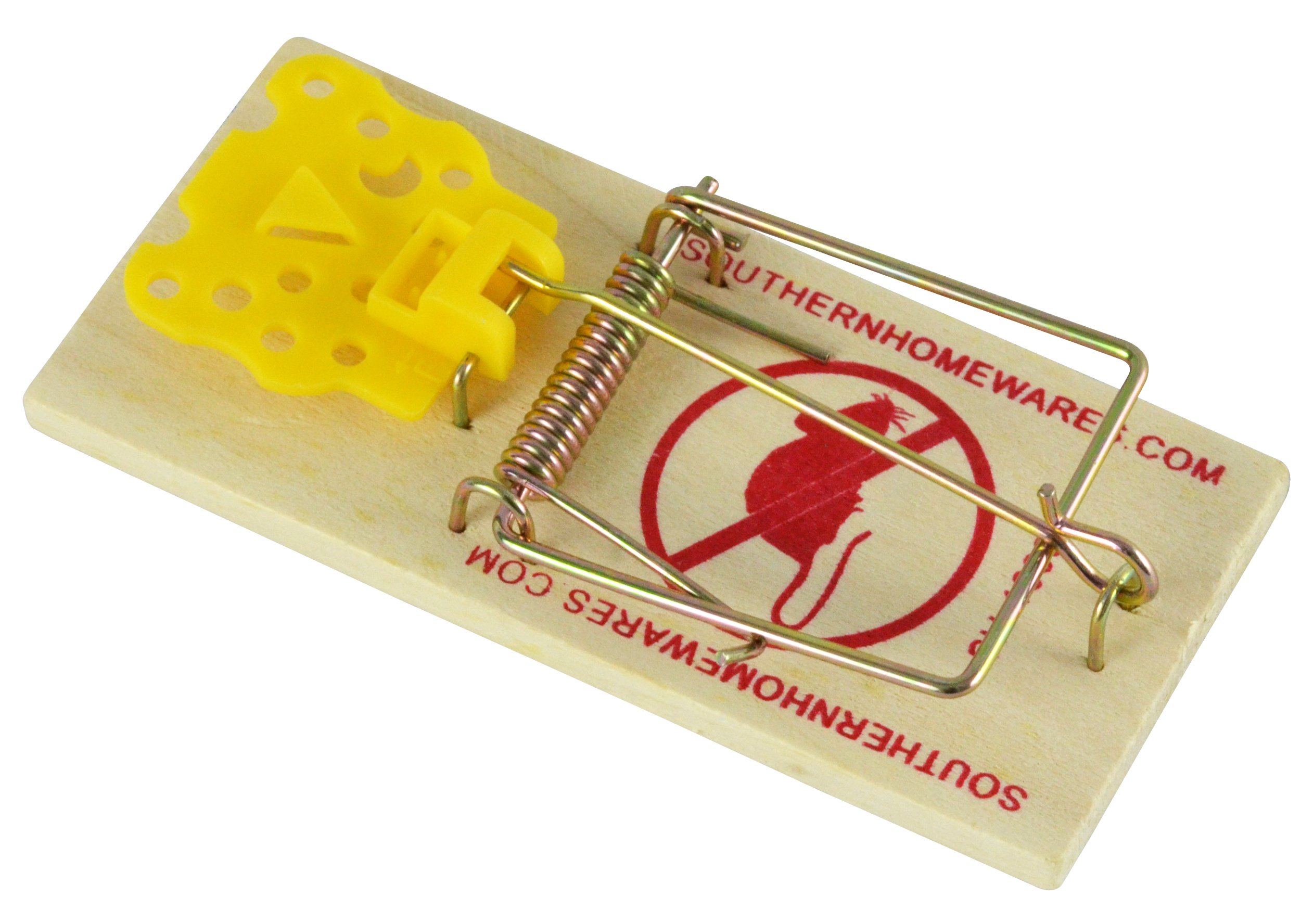 Snap Mouse Trap Spring Action with Expanded Cheese Shaped 24 Pack