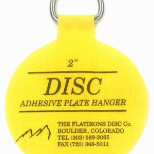 Flatirons Disc Adhesive Plate Hanger Set (6-2 Inch Hangers)