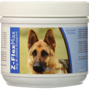 Healthy Breeds German Shepherd Z-Flex Max Hip and Joint Soft Chews 50 Count