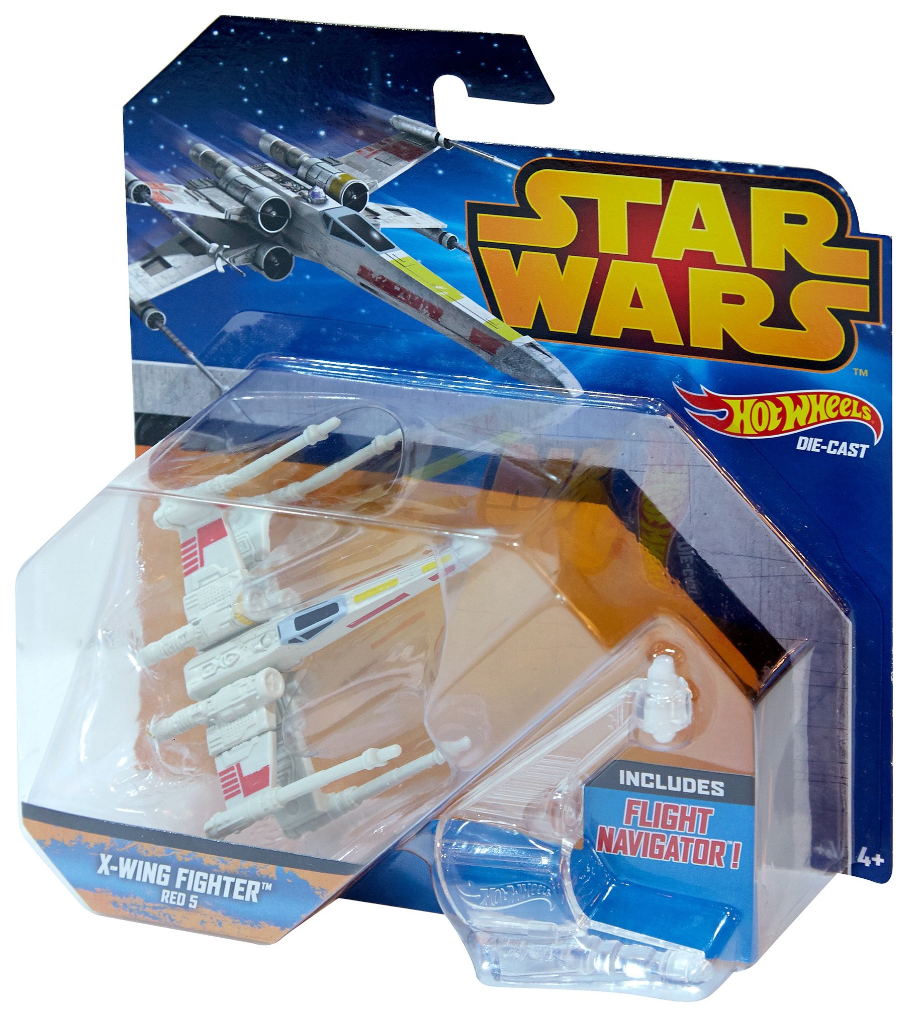 Hot Wheels Star Wars Starship X-Wing Skywalker Vehicle, Red