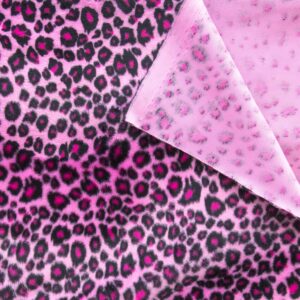 Velboa Wave Print Cheetah 60 Inch Fabric by The Yard (F.E.®)