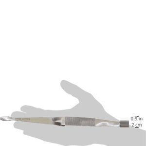 Mars Coat King Professional Stainless Steel Tick Tweezers, Surgical Grade, 6.5" Length