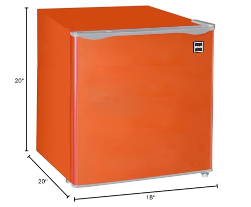 ARCTIC CHEF RCA RFR160-Orange Compact Fridge, 1.6 Cubic Feet, Orange