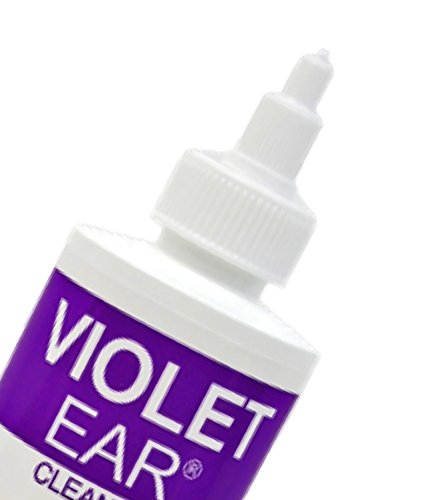 Violet Pet Ear Cleaner, 8 oz Provides Immediate Relief from Itching, Irritation, Inflammation and Odor. Ends Chronic Ear Infection Cycle.