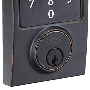 Schlage Lock Company BE468CEN716 Connect Century Touchscreen Deadbolt, Aged Bronze