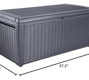 Keter Garden Storage Box Sumatra 511 L, Graphite