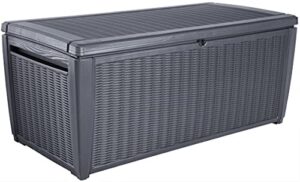 keter garden storage box sumatra 511 l, graphite