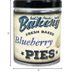 Blueberry Pie Scented Tin Candle, Up to 100 Hours of Burn Time with Specialty Blended Soy & Paraffin Wax | Our Own Candle Company, 13 Ounce