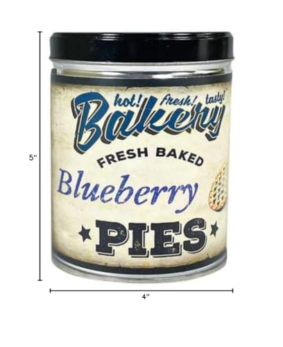 Blueberry Pie Scented Tin Candle, Up to 100 Hours of Burn Time with Specialty Blended Soy & Paraffin Wax | Our Own Candle Company, 13 Ounce