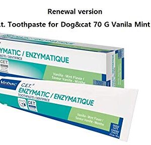 Vicbac C.e.t. Toothpaste for Dog&cat 70 G Vanila Mint Flavor