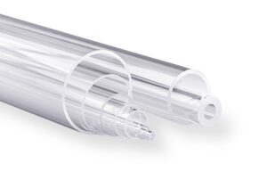 technical glass products 1029oql1rf3 fused quartz tubing, 47 mm inner diameter x 50 mm outer diameter, 48" length