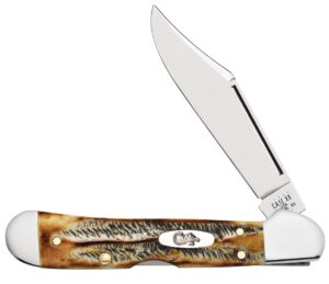 case cutlery ca65327: bonestag mini copperlock