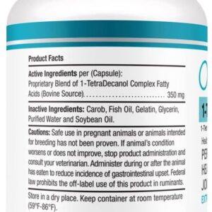 Ora-Clens 1-TDC Periodontal Supplement ES for Dog & Cat, Supports Oral, Hip & Joint Health, Muscle & Stamina Recovery, Skin & Coat Health, 120 Capsules