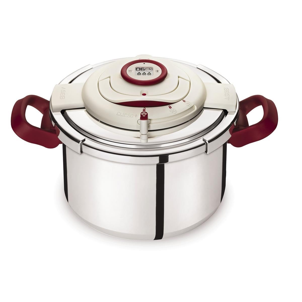 Tefal Clipso Plus Precision Pressure Cooker (6 lt, White)