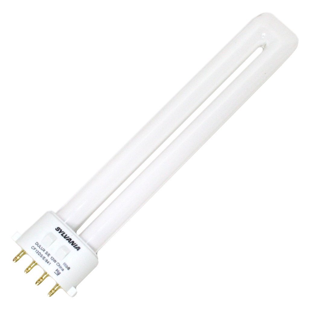 Case of 10 - Sylvania 20318 Compact Fluorescent 4 Pin Single Tube 4100K, 13-watt10