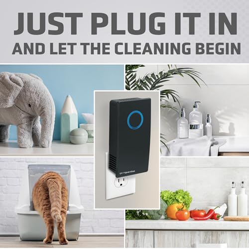 GermGuardian Elite Pluggable UV Sanitizer and Odor Reducer, Black Onyx (GG1100B)