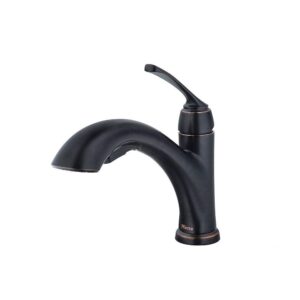 pfister c9220f3 lh cantara single-handle pull-out sprayer kitchen faucet in tuscan bronze (yow-p-675169)