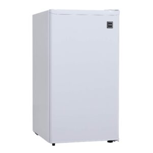 rca rfr321-fr320/8 igloo mini refrigerator, 3.2 cu ft fridge, white