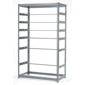 Nexel RDR24488 Reel Storage Rack, Steel, 48"L x 24"W x 84" Height, Grey Baked Enamel Finish