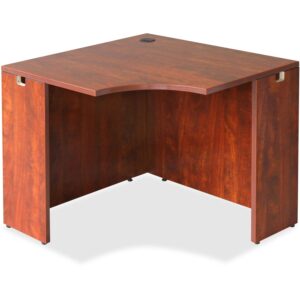 lorell corner desk, 36 by 42 by 29-1/2-inch, cherry