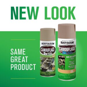 Rust-Oleum 279177 Camouflage 2X Ultra Cover Spray Paint, 12 oz, Khaki