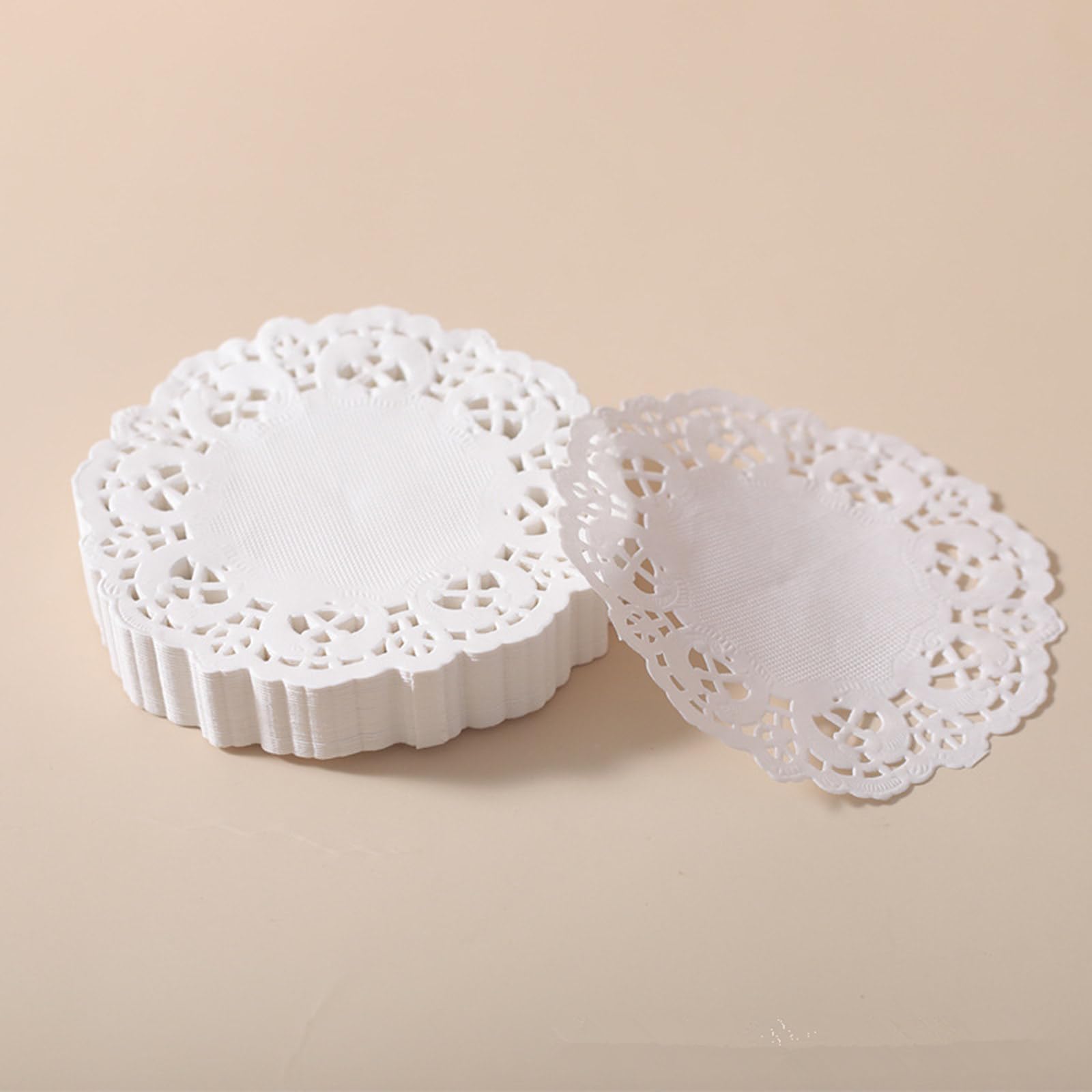 Round Paper Lace Doilies 3.5 Inch Pack Of 250 Pcs by CHICIEVE