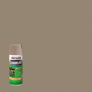 Rust-Oleum 279177 Camouflage 2X Ultra Cover Spray Paint, 12 oz, Khaki