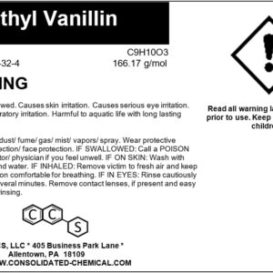 Ethyl Vanillin High Purity 50g (50 Grams)